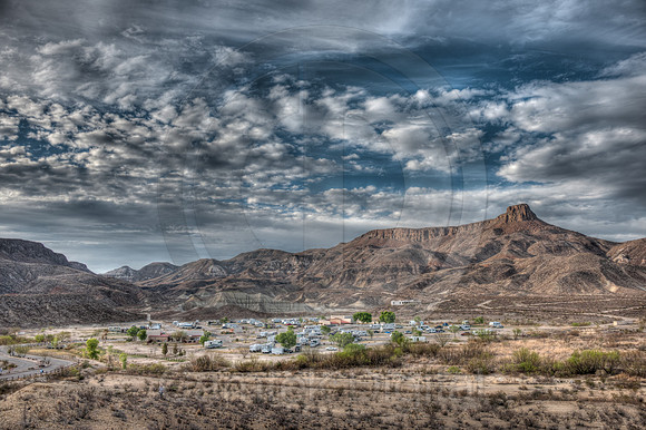 Clouds over Lajitas Mesa